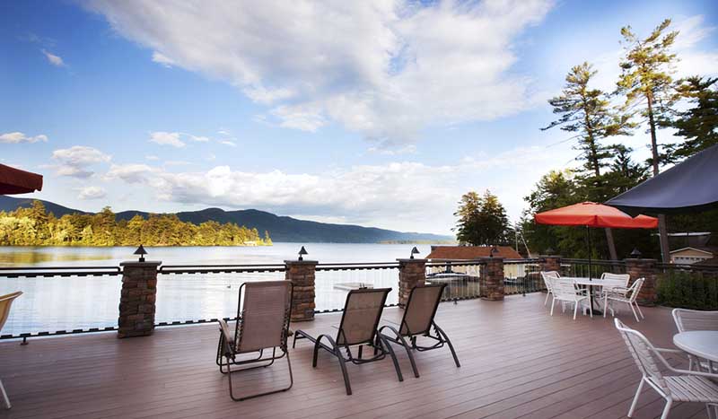 Chairs on deck